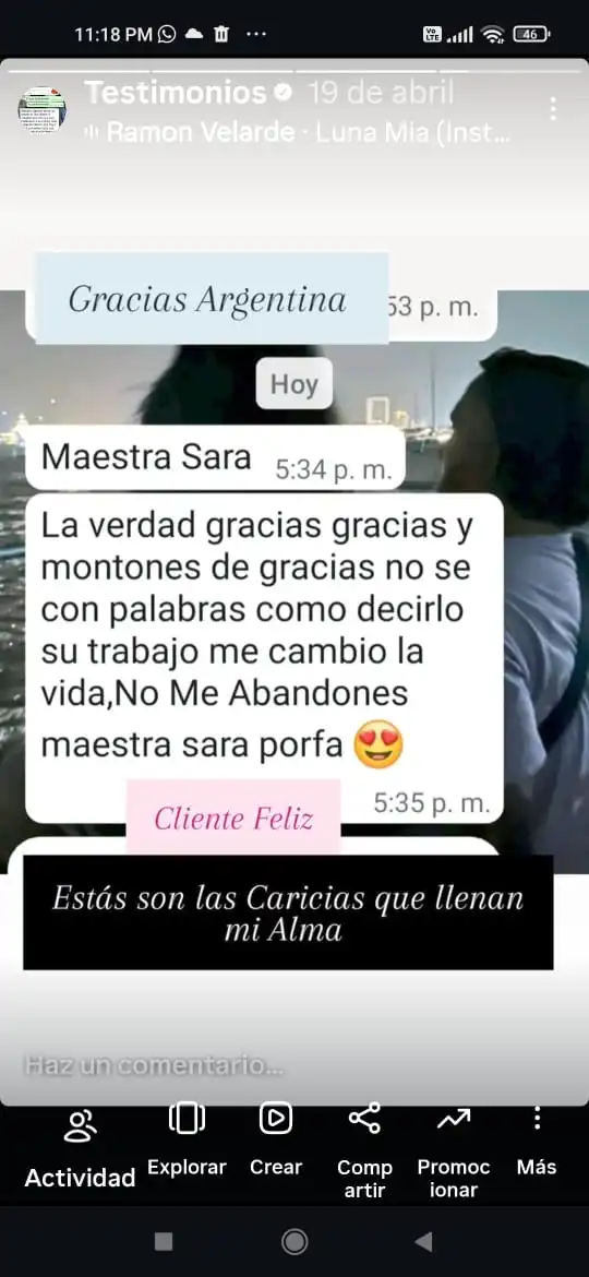 Testimonio Liberación Espiritual